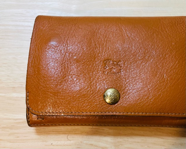 焼きヌメの財布