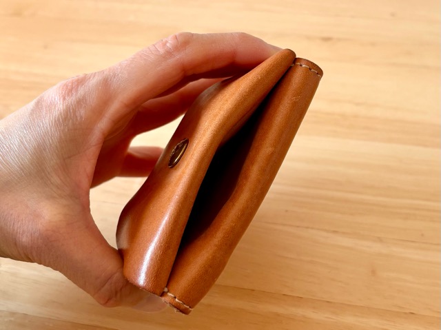 ２つ折りウォレットのカード入れ部分