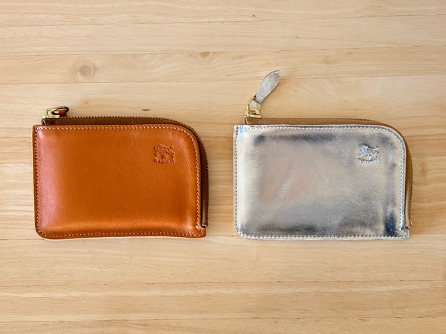 焼きヌメとシルバーの財布